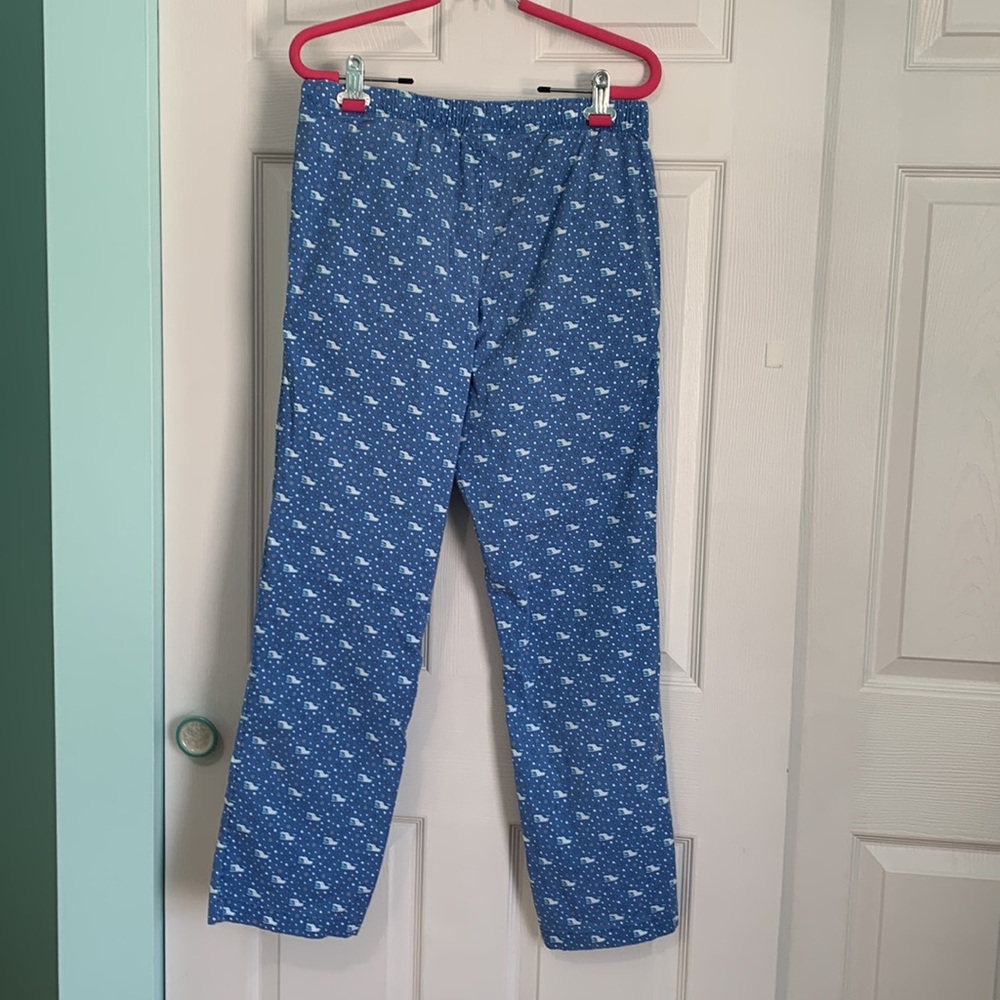 Vineyard Vines (Xs) Blue Patterned Drawstring Pan… - image 6